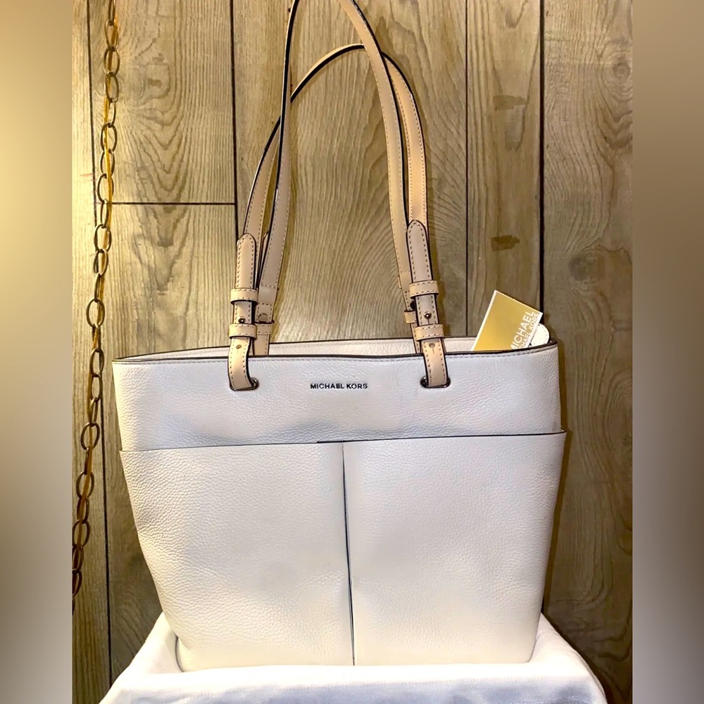 Michael Kors optic white tote purse